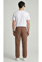 Men's Brown Linen Trousers Muslin Fabric Oversize Comfortable Fit Daily Use - 5