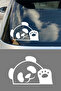 Waving Panda Official Auto Car Glass Sticker Decal for Computers,Trucks, Motorcycles