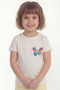 Girl's T-Shirt Short Sleeve Printed B12