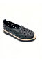 Black Women's Daisy Patterned Poly Orthopedic Summer Shoes Vdz03034 - 5
