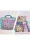 GİFT BOX YEŞİL PEMBE VALİZ SET