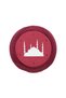 Cami Sarigy - Burgundy Fabric - Burgundy Headscarf - Crossed Wrap - Cami Embroidered - 7 Meters - 4