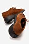 Luna Women's Genuine Leather Loafer Tan Suede - 3