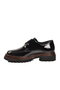 Black Patent Leather Genuine Leather Men's Casual Shoes 2234 m - 4