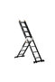 Multi-Purpose Foldable Ladder - 4x4, 12 Steps ( Black) - 3