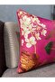 Robin-9372 Imported Silk Velvet Fuchsia Pink Floor Cushion Cover 43X43 Size - 7