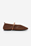 Women's Round Toe Mary Jane Mesh Hand Knitted Strappy Ballerinas Ugera Copper - 3