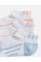 Infant Girls Assorted Ankle Length Half Terry Socks 3 Pairs - 3
