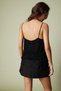Dressy Tricotated Athlete Top with Lace at the Hem - 3