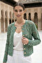 Gold Button Embroidered Jacket - 3