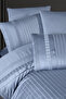 New 100% Cotton 200 Tc (80 Thread) Deluxe Satin Double Duvet Cover Set - 2