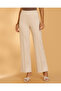 Women Beige Wideleg Pants