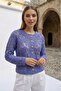 Gold Button Embroidered Jacket - 2