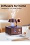 Raindrop Humidifier 250ml LED Cool Mist Diffuser Auto Power Off Bedroom Wood Grain - 2