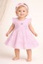 Baby Girl Dress with Ruffles and Embroidery, Stylish Cotton Summer Dress for Babies, Casual & Special Occasion