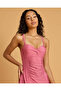 Women Pink Ruffled Swimdress - 5