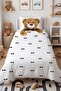 Bow Tie Friend Patterned Single Baby Kids Bedding Set - 3