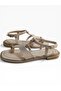 Flip-Flop Thermo Non-Slip Sole Gold Stone Detailed Sandals - 5