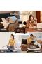 Raindrop Humidifier 250ml LED Cool Mist Diffuser Auto Power Off Bedroom Wood Grain - 6
