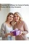 Raindrop Humidifier 250ml LED Cool Mist Diffuser Auto Power Off Bedroom Wood Grain - 7
