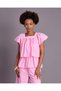 Senior Girls Pink Embellished Blouse