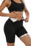 Thermal Body Shaping and Firming Black Agrafla Corset Shorts - 5