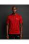 Polo Collar Groove Printed Pique Fabric T-Shirt