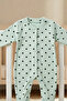 Newborn Baby Romper |   Long Sleeves, Snap Fasteners, 100% Cotton |   Hospital Exit - 5