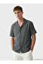 Nevavm Standard Fit Linen-Look Men's Shirt with a Difference