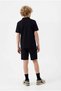 Boy's Polo Collar Textured T-Shirt - 4