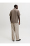 Jack Jones Jjeaustın Polo Ss Noos Men's Brown Falcon Tshirt 12268130-15 - 7