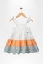 Multi-Colored Strappy Girls' Dress - 5