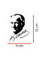 Ataturk Signature and Silhouette Car Sticker - Mustafa Kemal Atatürk Auto Sticker 11X15Cm - 3