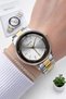 Steel Cord 2 Year Warranty 3 Atm Water Resistant Women Wrist Watch+Bracelet Gift 11397m4 - 2