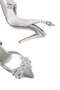 Women's High Heel Stone-Embellished Bow Satin Evening Shoes 350 - 7