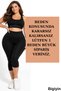 Black Plus Size Leggings Capri Leggings Knee Length Leggings Diving Fabric Sports and Outdoor Wear Leggings - 7