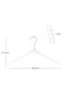 6 Pieces of Transparent Acrylic Hangers, Clothes Hangers, Garment Hangers - 7