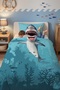Ocean's Teeth Patterned Single Baby Kids Bedding Set - 3