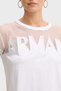 Logo Transparent Shoulder Detail Cotton t Shirt t Shirt Xw002332 Af10356 U0002 - 4