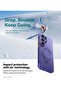 Ostand Q3 Air For Samsung Galaxy S26 Ultra Case 360° Magnetic Stand, MagSafe ,Airbag Cushion, Purple - 2
