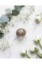 Bronze Vintage Women's Ring Authentic Jewelry Tiny Pearl Curved Model Adjustable - 3