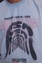 Streetwear "Momentum" Printed Sleeveless Oversize T-Shirt - Washable Gray Wide Cut Sleeveless T-Shirt - 4