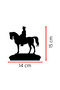 Atatürk on Horse Sticker - Mustafa Kemal Atatürk Silhouette Car Sticker 14X15Cm - 4