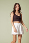 Lace-Detail Tricot Top