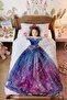 Night Princess Patterned Single Baby Kids Bedding Set - 4
