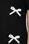 Girl's Bow Detailed Cotton Lined Dress - 6