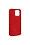 Apple iPhone 12 Pro Max Case Asian Leather Silicone - Red - 4