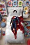 Red Cape Patterned Single Baby Kids Bedding Set - 5