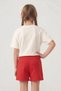 Crop T-Shirt and Shorts Skirt Summer Set for Girls - 3