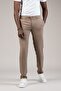 Slimfit Dobby Summer Jogger Pants with Threaded Waistband and Elastic Lycra - 4